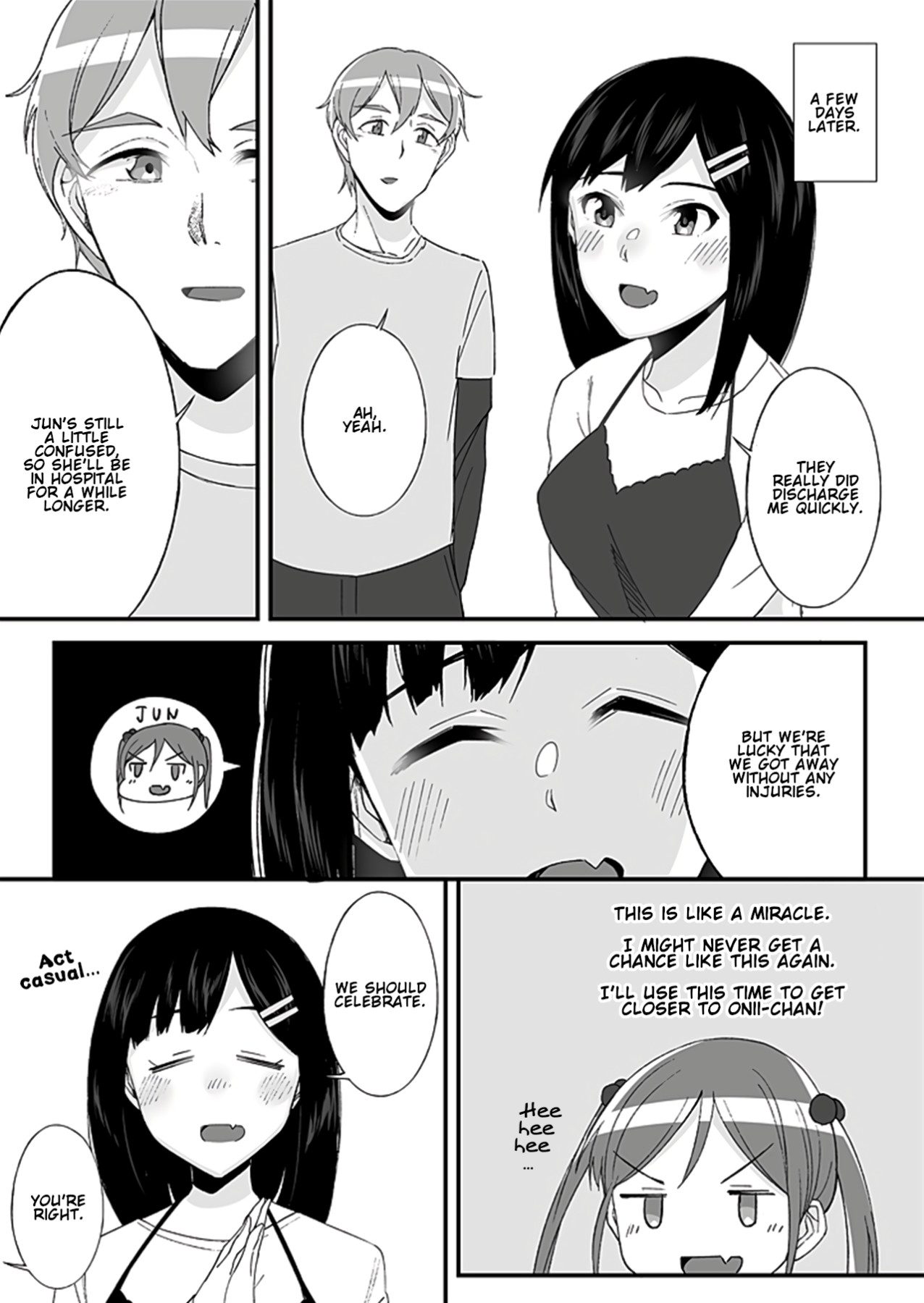 Hentai Manga Comic-Which Feels Better? Your Girlfriend In Your Little Sister's Body or Your Little Sister In Your Girlfriend's Body?-Read-14